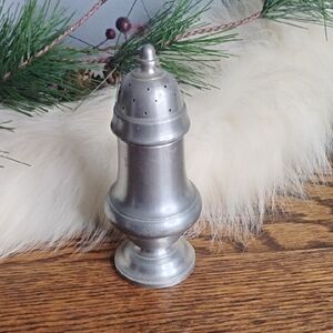 Grown & Rose Pewter Elegant Silver Salt Shaker